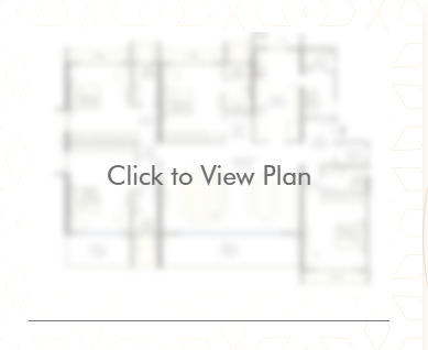 HUM Emerald Heights 1 BHK floor plan — 445+ sq.ft. carpet area apartment